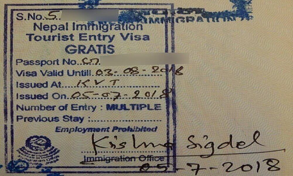 Nepal Visa for US citizens